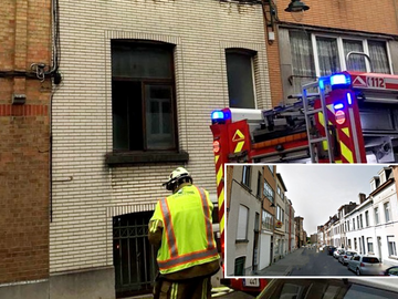 Gebouw onbewoonbaar na zolderbrand in Laken