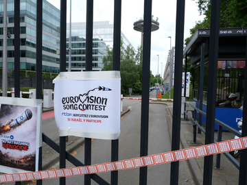 Honderdtal manifestanten vraagt voor RTBF-gebouw boycot van Eurovisiesongfestival
