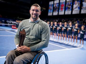 European Open zet gestopte rolstoeltennisser Joachim Gérard in de bloemetjes