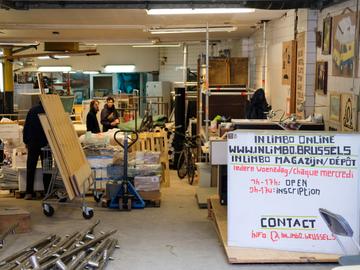 Materialenbank In Limbo trekt weg uit Schaarbeek: 'Alles mag meegenomen worden'