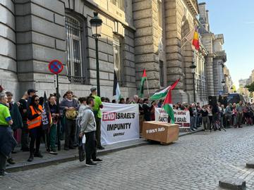 Actievoerders eisen vrijlating van opgepakte pro-Palestijnse activisten