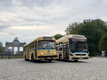 MIVB viert honderd jaar bus in Brussel