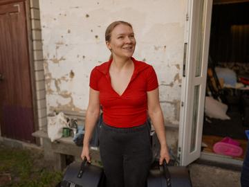Roadtrip van 5.000 kilometer: Oekraïense Tania bracht drumstel van Kiev naar Brussel