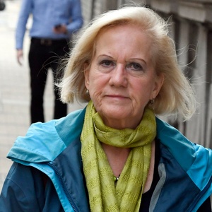 Brigitte Grouwels, op weg naar het CD&V-partijbureau na de gemeenteraadsverkiezingen van 14 oktober 2018