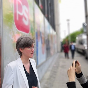 Cathérine Moureaux (PS), burgemeester van Molenbeek, met een eerste reactie na de verkiezingen van 26 mei 2019