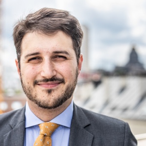 Juan Benjumea-Moreno 2 Groen installatie Brussels Parlement