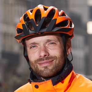 David Stevens, chef van de fietsbrigade van de politie in Brussel-centrum