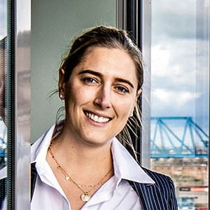 Diane Govaerts, CEO van het transportbedrijf Ziegler