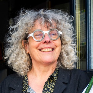 Pride 2022: Hilde De Greef aan het Rainbow House.