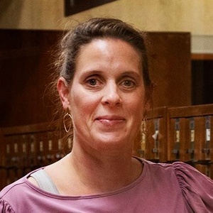 Sara Lammens, directeur ad interim van de Koninklijke Bibliotheek van België (KBR)