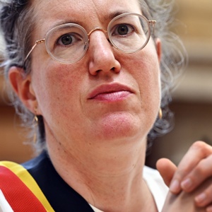 Catherine Moureaux (PS), burgemeester van Molenbeek