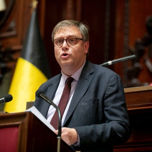 20231204 Gaetan Van Goidsenhoven (MR) in de Belgische Senaat