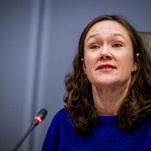 November 2023: Hannelore Goeman (Vooruit) in het Vlaams Parlement