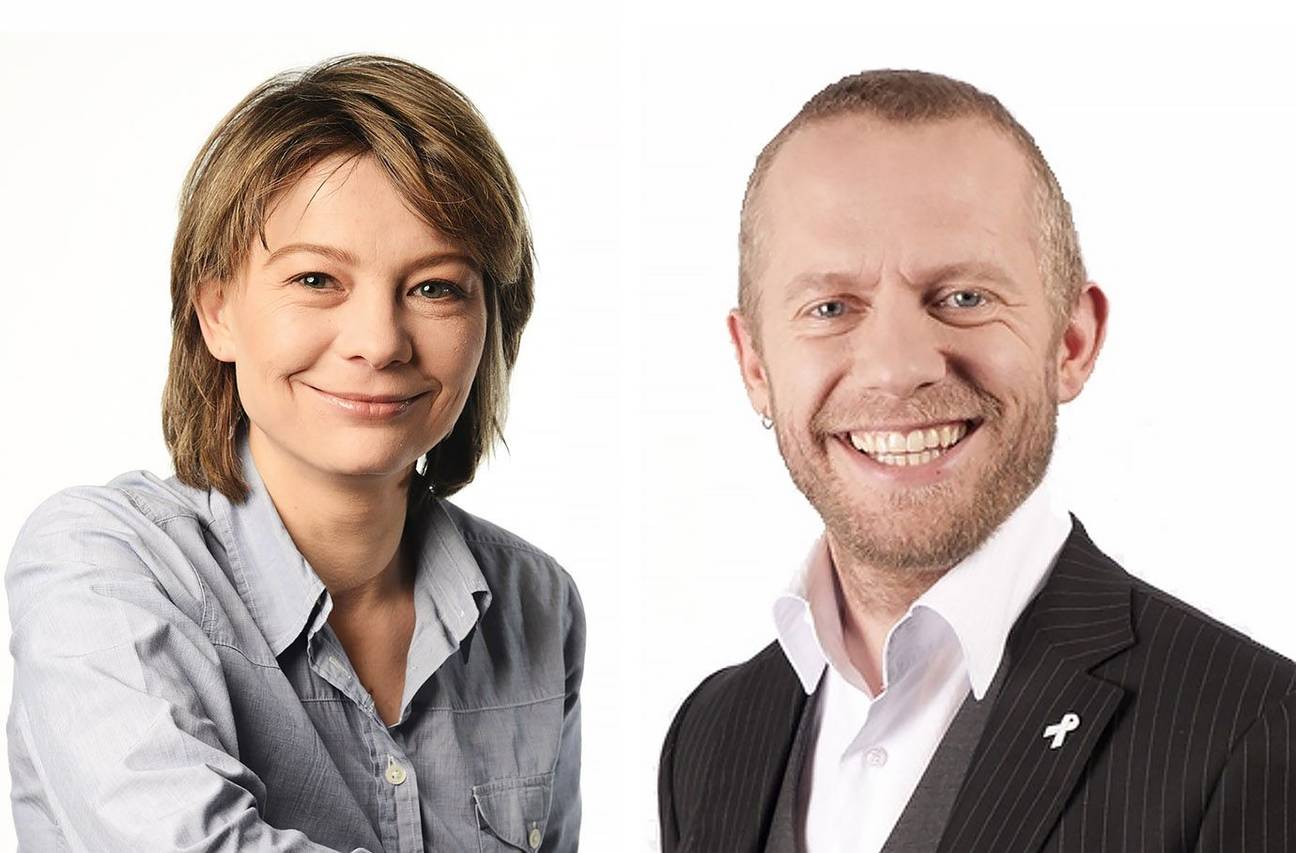 Céline Delforge (Ecolo) en Bruno De Lille (Groen)