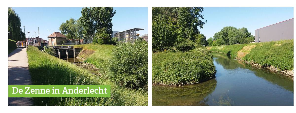 Ronde van Brussel: de Zenne in Anderlecht