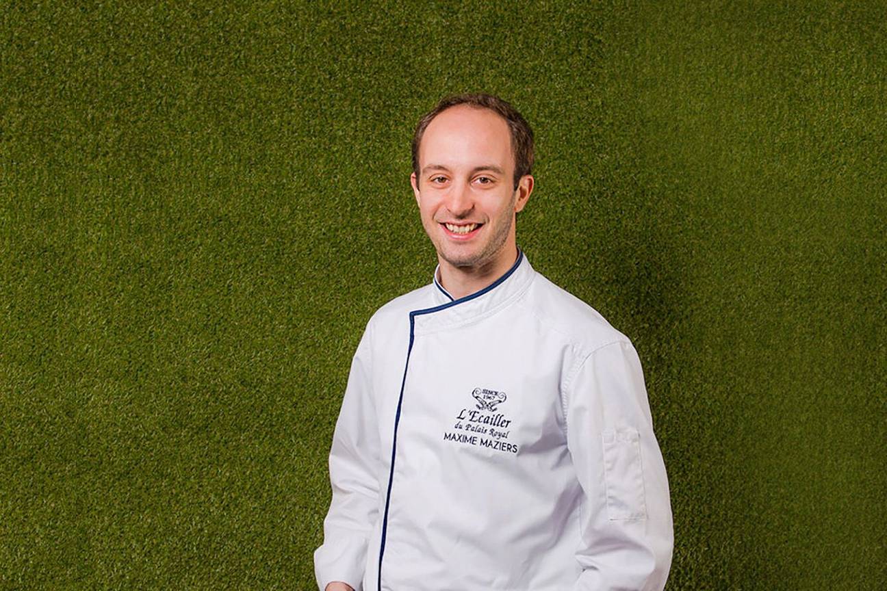 Maxime Maziers, chef van het gerenommeerde visrestaurant ‘L'Ecailler du Palais royal, wordt de nieuwe chef van restaurant Bruneau