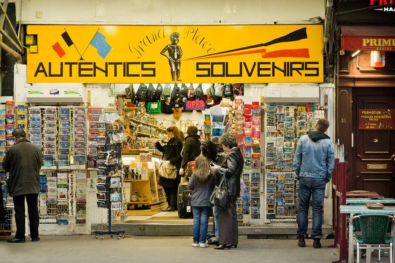 Souvenirwinkel Brussel