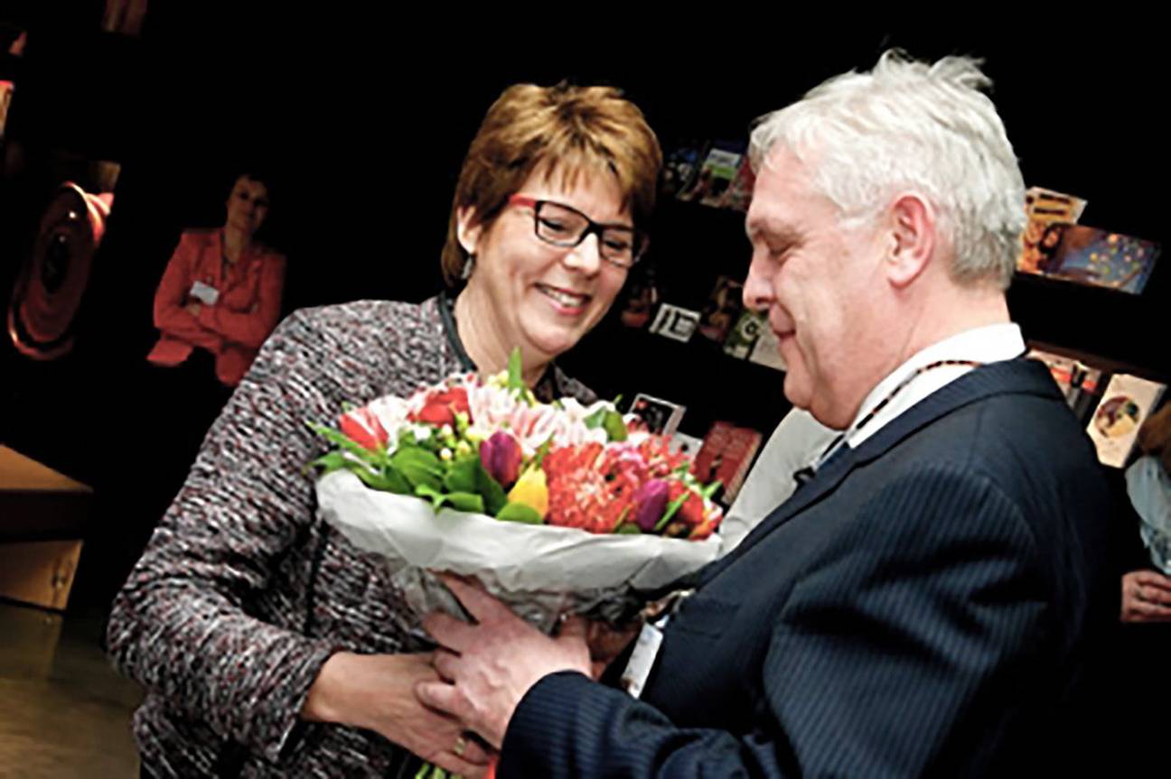 Joris Tiebout (rechts) wordt volgend jaar als CEO van Abattoir opgevolgd door zijn dochter Elke