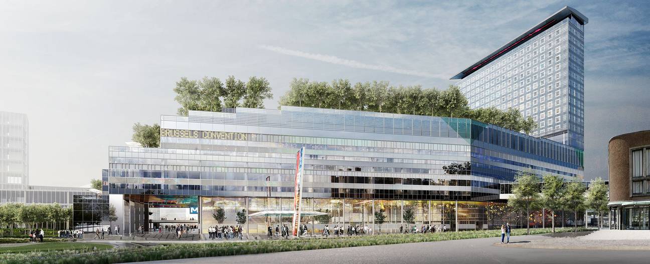 Neo 2 van Jean Nouvel moet tegen 2024 verschijnen: een congrescentrum voor vijfduizend man en een viersterrenhotel