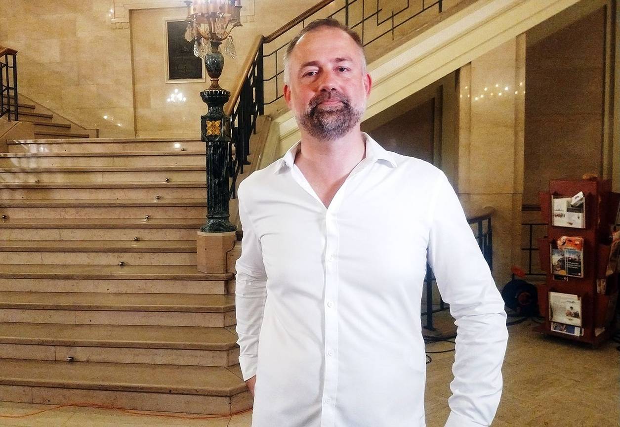 Dirk De Block, lijsttrekker voor PTB*PVDA+ in Sint-Jans-Molenbeek