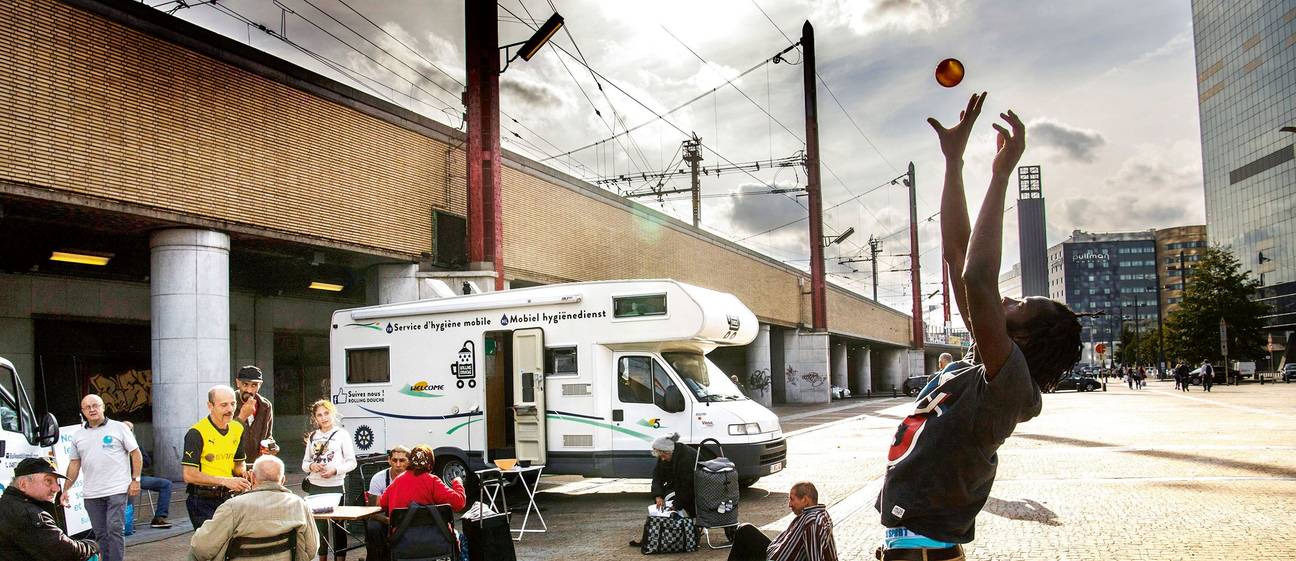 Rolling Douche, elke vrijdag aan het Zuidstation