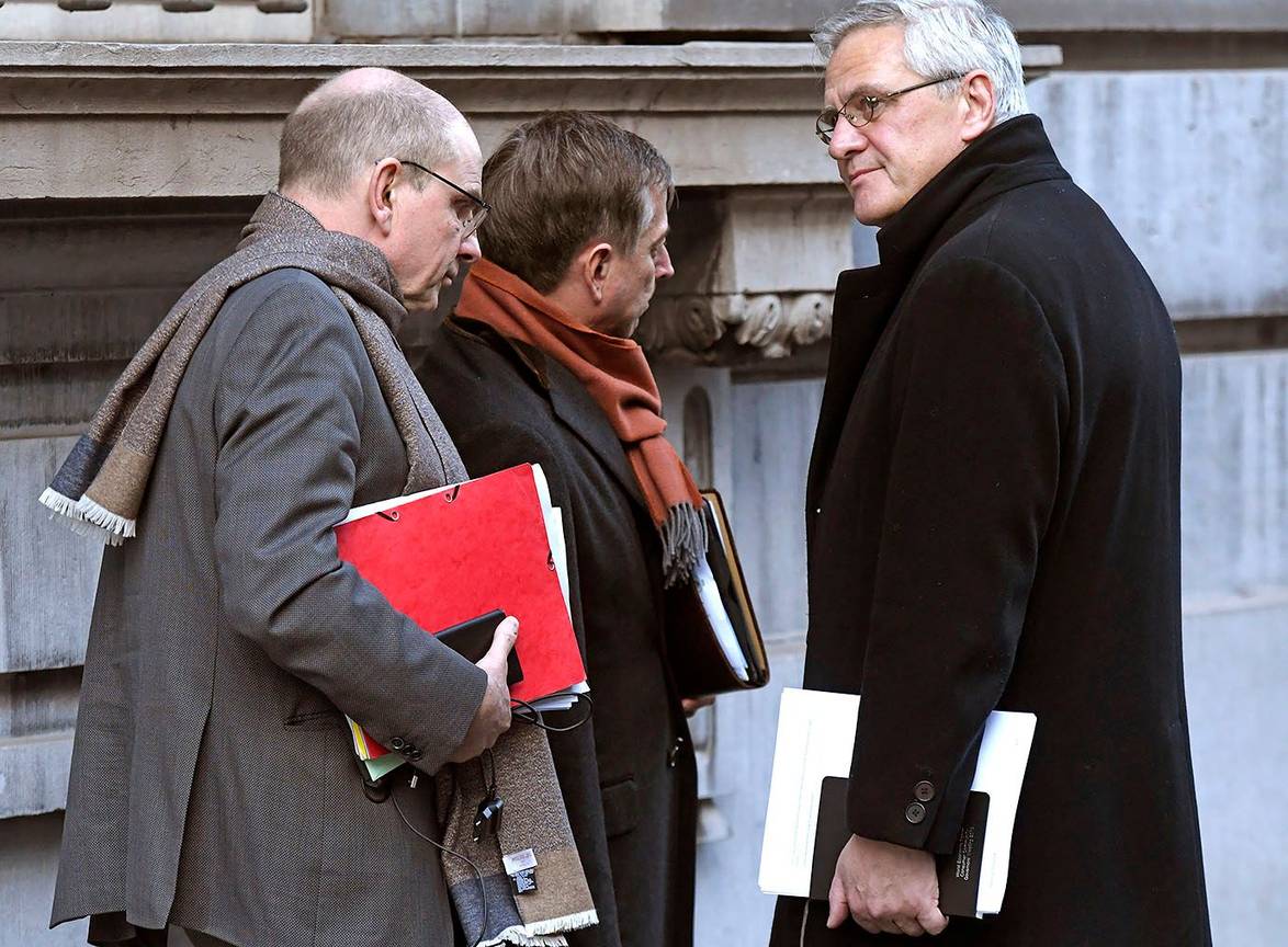 Minister van Werk Kris_Peeters met Koen Geens en Servais Verherstraeten
