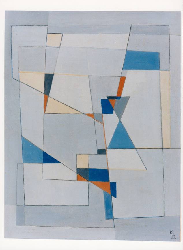 'Composition 121' van Kurt Lewy (1953)