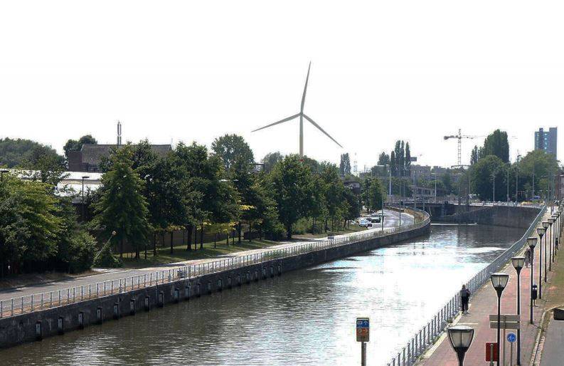 windturbine Anderlecht Veeweidekaai