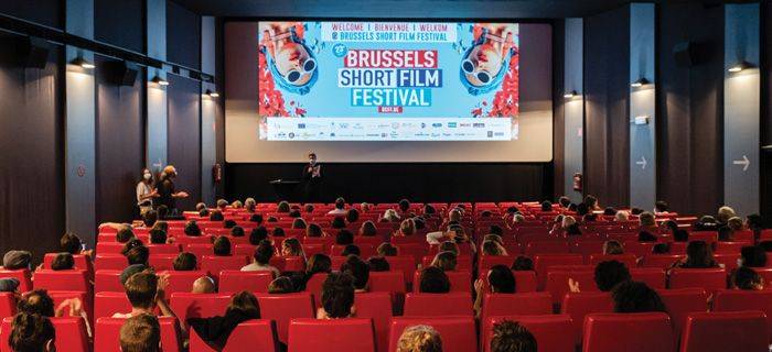 De affiche van Brussels Short Film Festival bestaat uit 345 kortfilms.