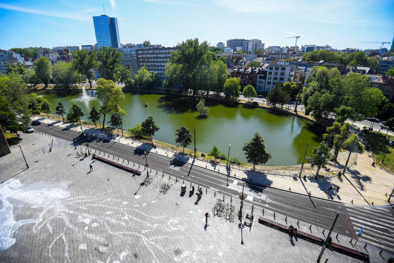 /De vijvers van Elsene aan het Flageyplein en het Heilig Kruisplein