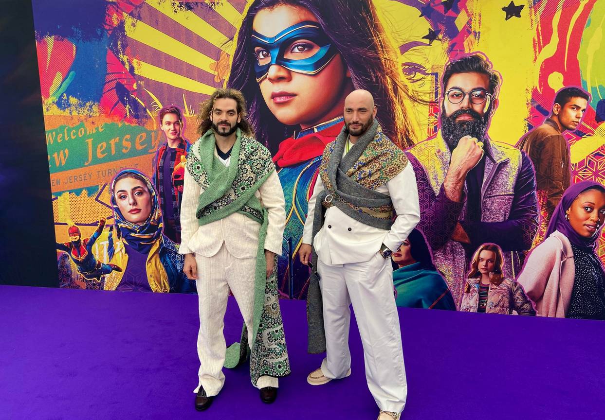 30 mei 2022: premiere van 'Ms Marvel' van het Belgische regsseursduo Adil El Arbi and Bilall Fallah in Brussel