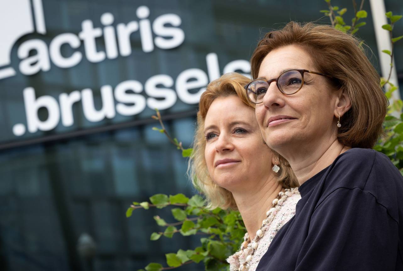 13 juli 2022: Caroline Mancel en Cristina Amboldi, vice- en algemeen directeur van Actiris