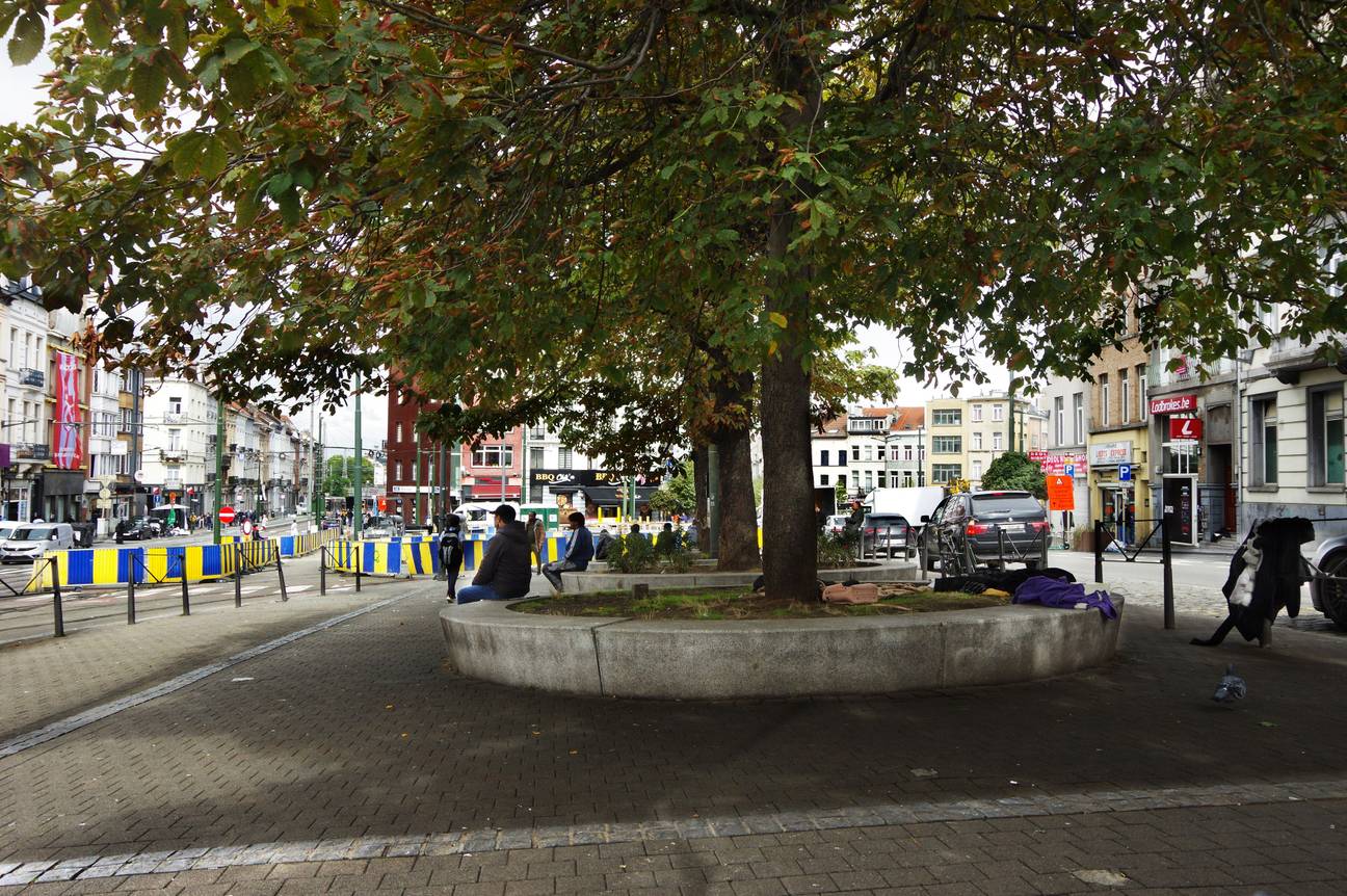 Het Liedtsplein in Schaarbeek