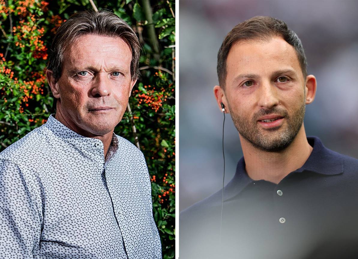 8 februari 2023: Frankie Vercauteren en Domenico Tedesco, nu ook officieel de nieuwe technisch directeur en bondscoach van de Koninklijke Belgische Voetbalbond (KBVB)