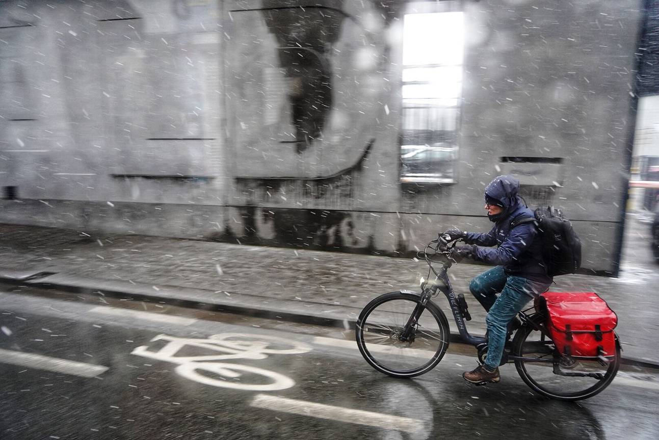 8 maart 2023: Brussel ontwaakt onder een laagje sneeuw