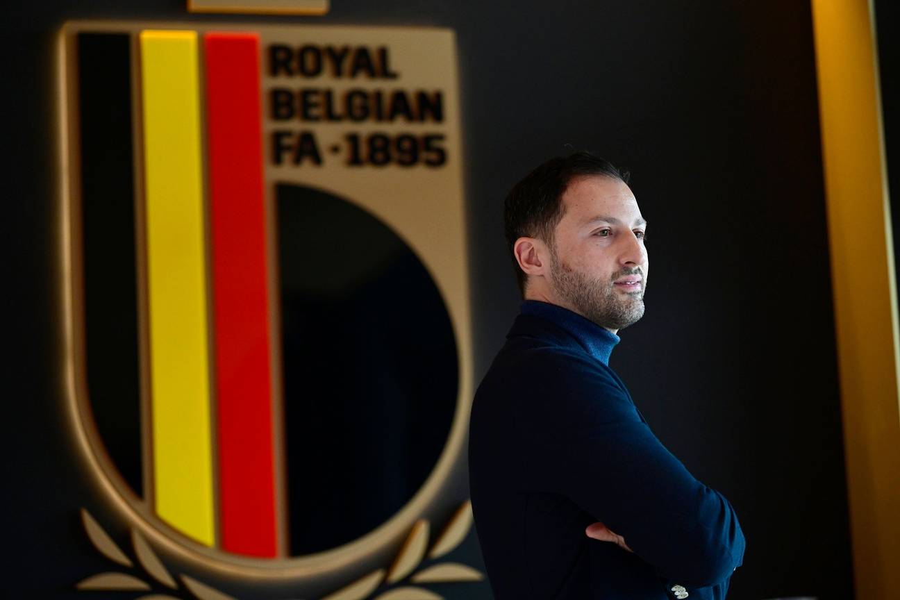 Domenico Tedesco, sinds 8 februari 2023 bondscoach van de Rode Duivels, de Belgische nationale voetbalploeg