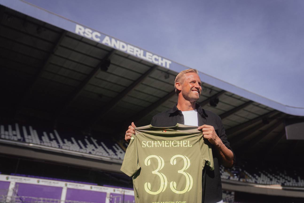 Kasper Schmeichel, nieuwe doelman van RSC Anderlecht