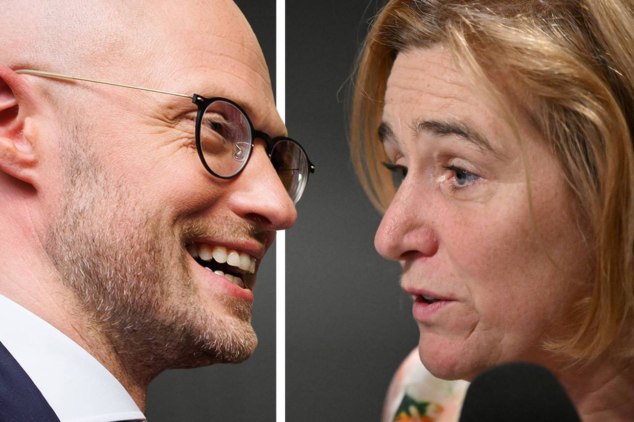 David Leisterh versus Elke Van den Brandt zijn aan zet na de uitstekende resultaten van MR en Groen bij de verkiezingen van 9 juni 2024 voor het Brussels parlement