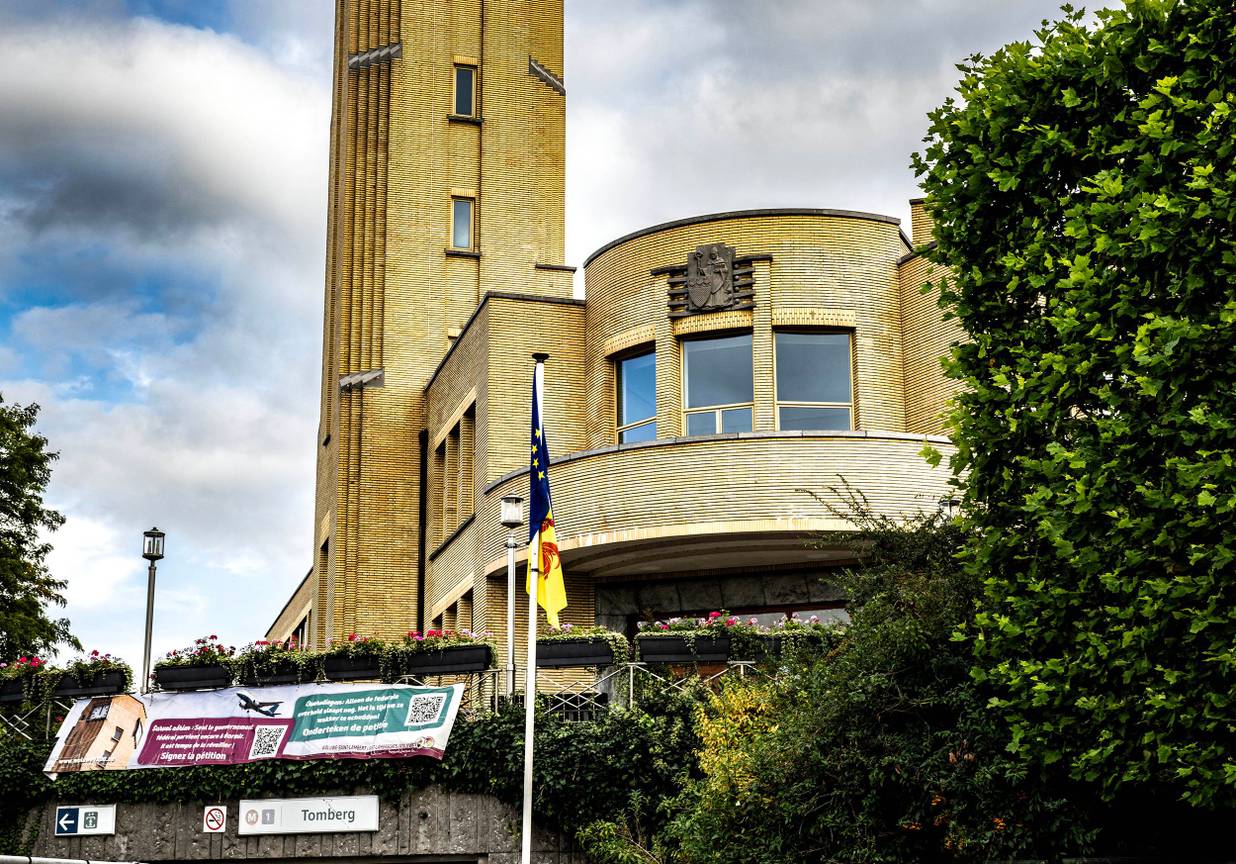 Het gemeentehuis van Sint-Lambrechts-Woluwe.