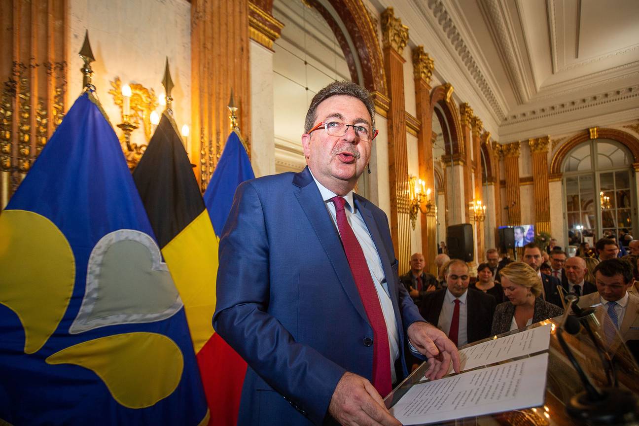 25 mei 2018: Rudi Vervoort als Brussels minister-president op het Irisfeest van 2018