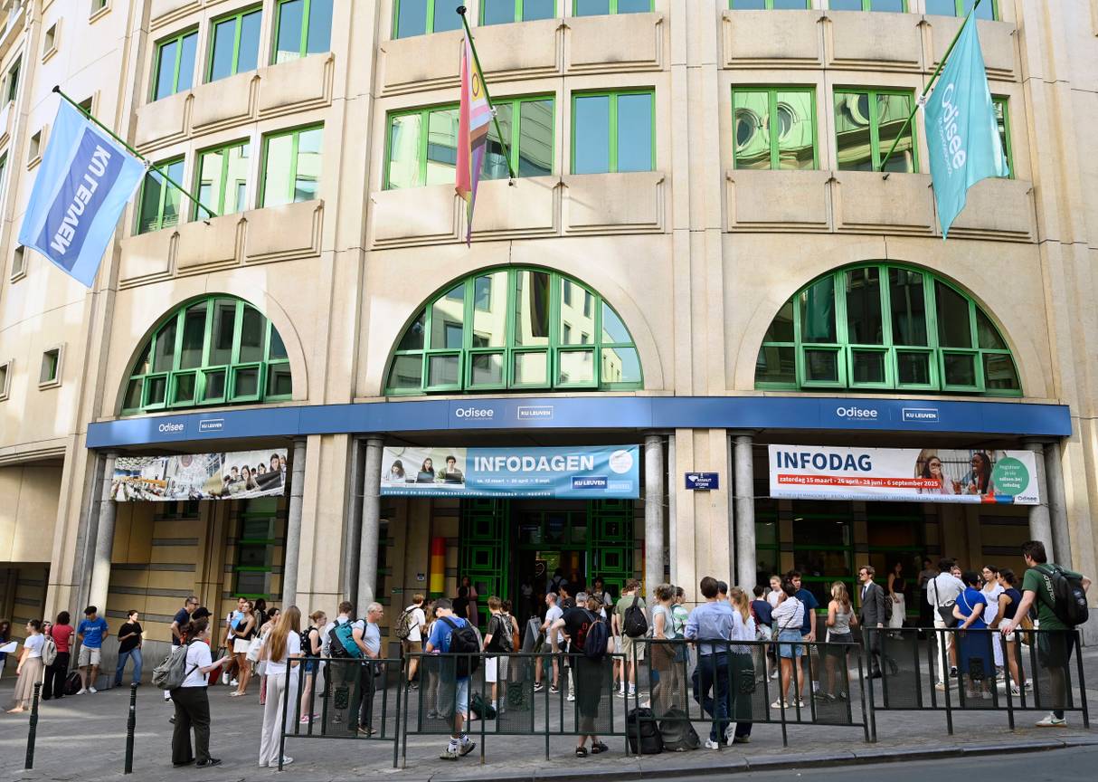De Odisee Hogeschool ligt aan de Warmoesberg in Brussel.