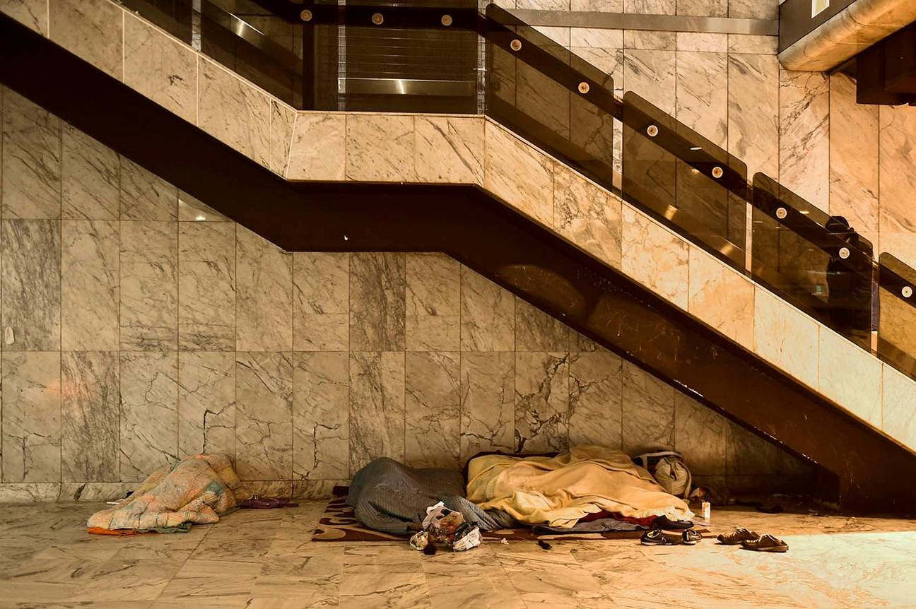 Vluchtelingen Maximilaanpark Noordstation