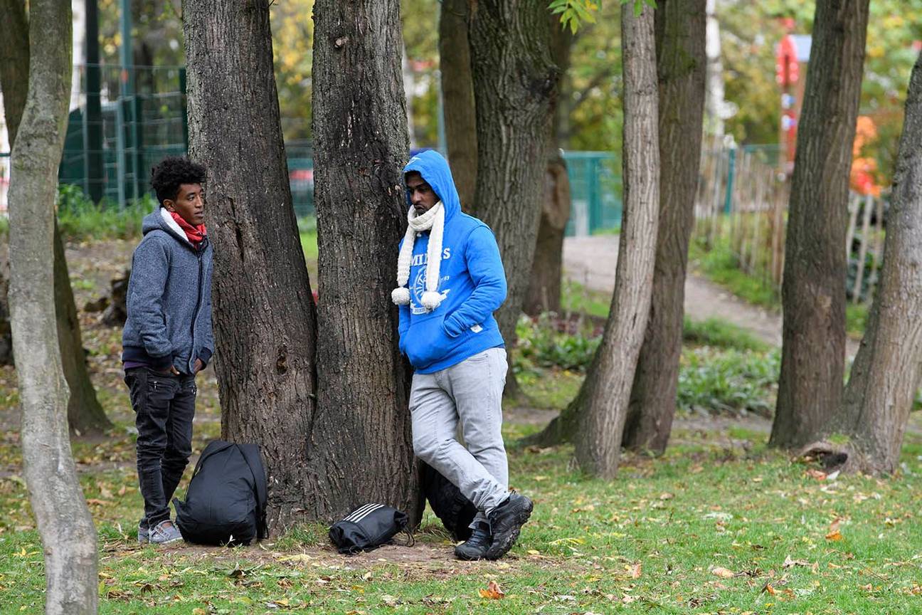 Vluchtelingen Maximiliaanpark