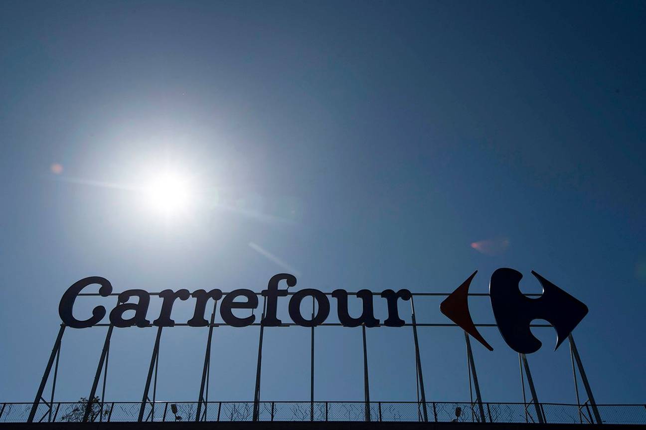 Carrefour winkel supermarkt