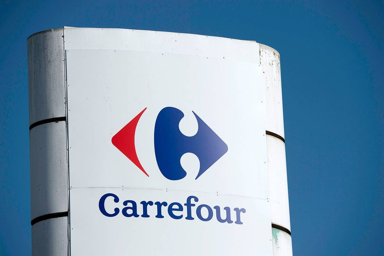 Carrefour winkel supermarkt logo 2