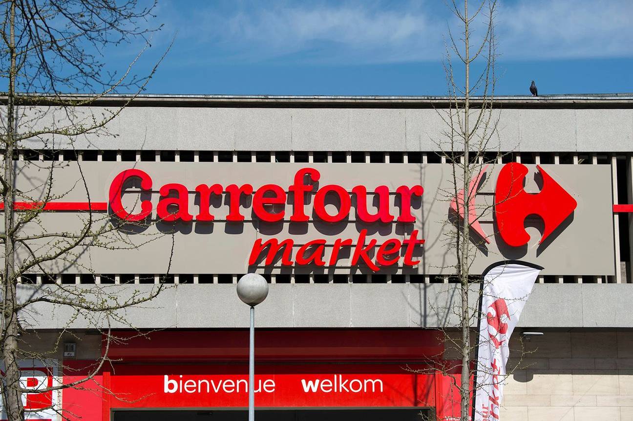 Carrefour winkel supermarkt logo 3