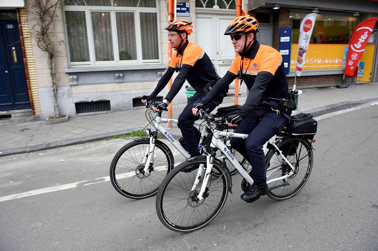 Fietsbrigade politie Elsene