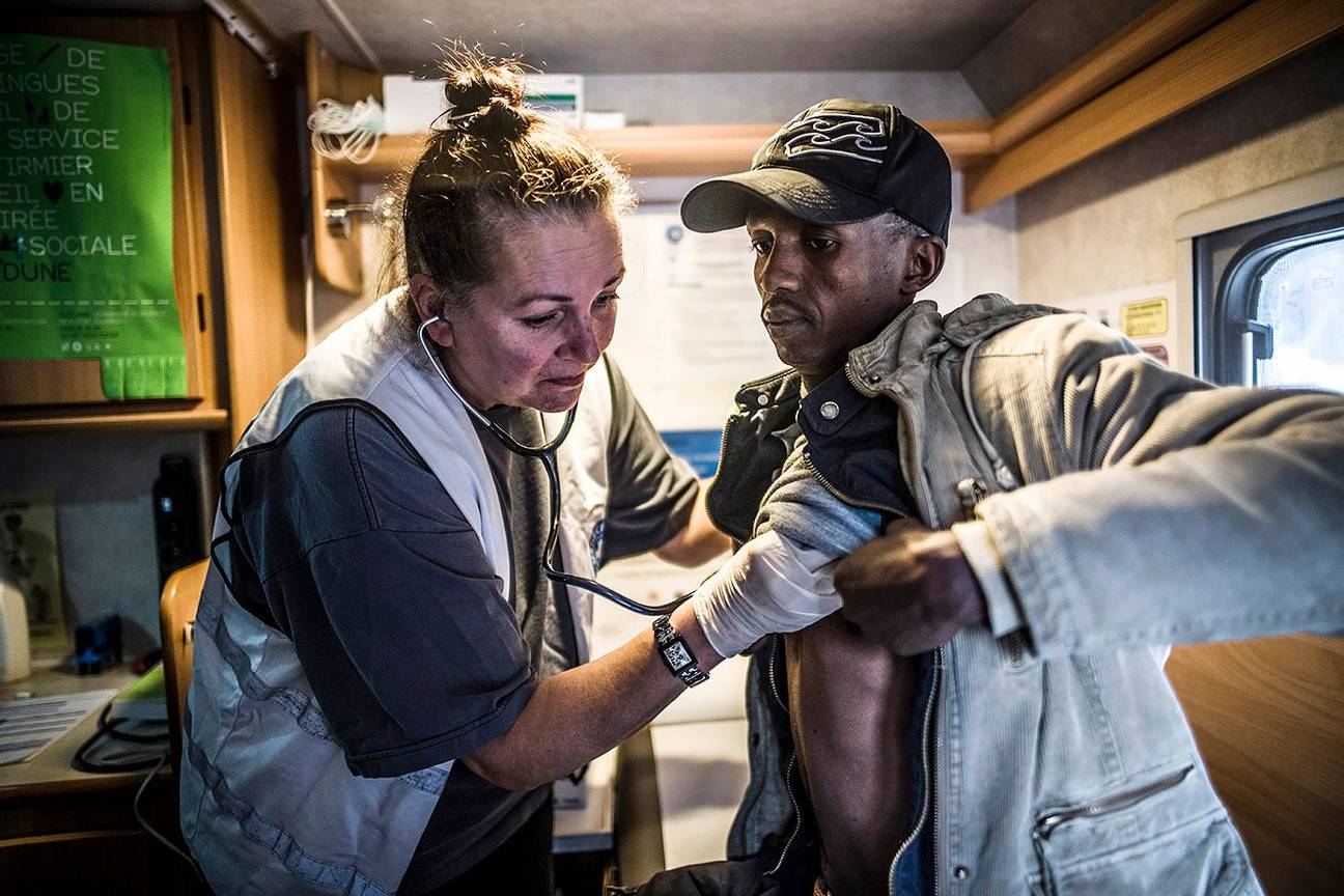 Maximiliaanpark vluchtelingen dokters van de wereld