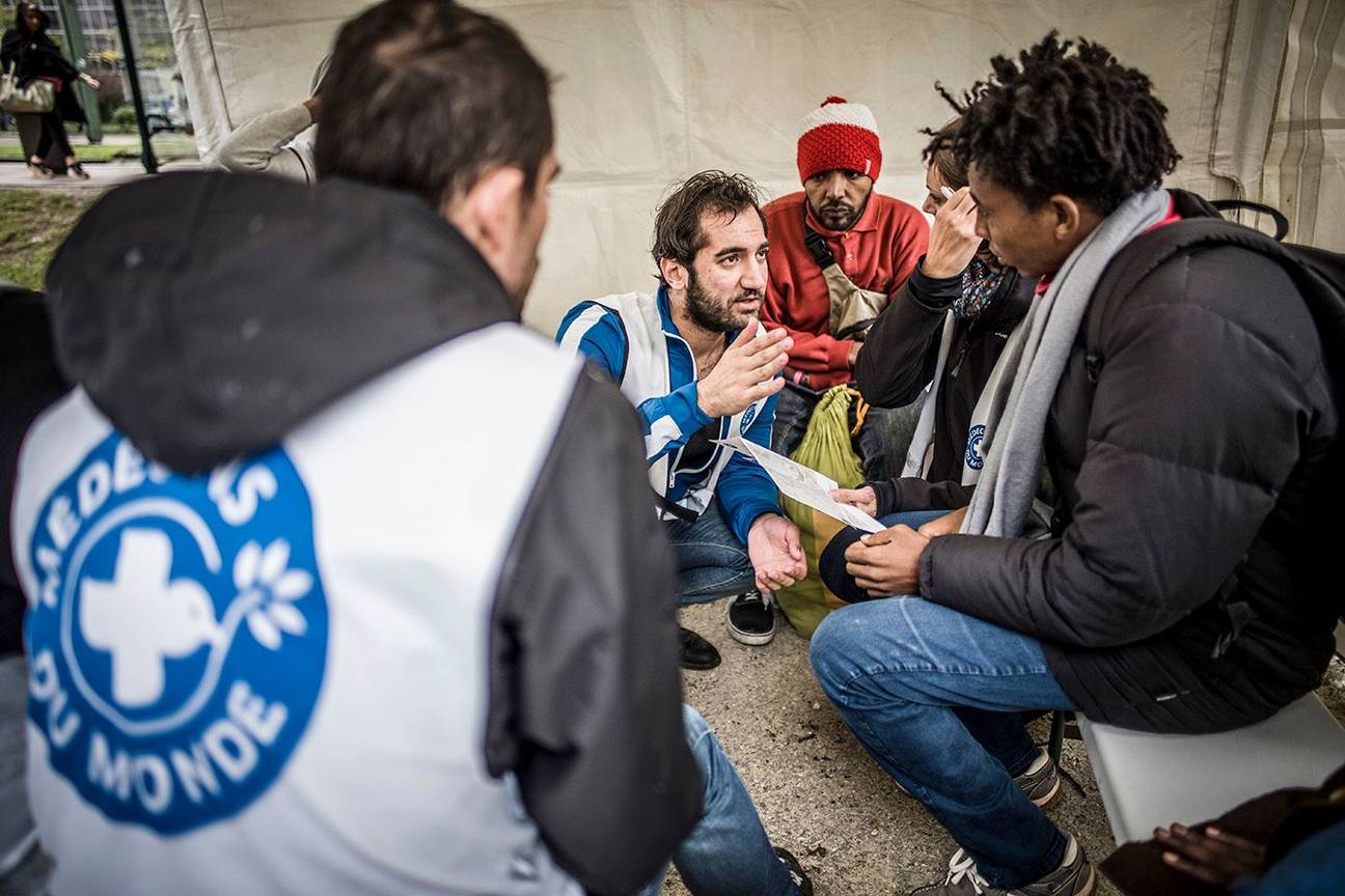 Maximiliaanpark vluchtelingen dokters van de wereld