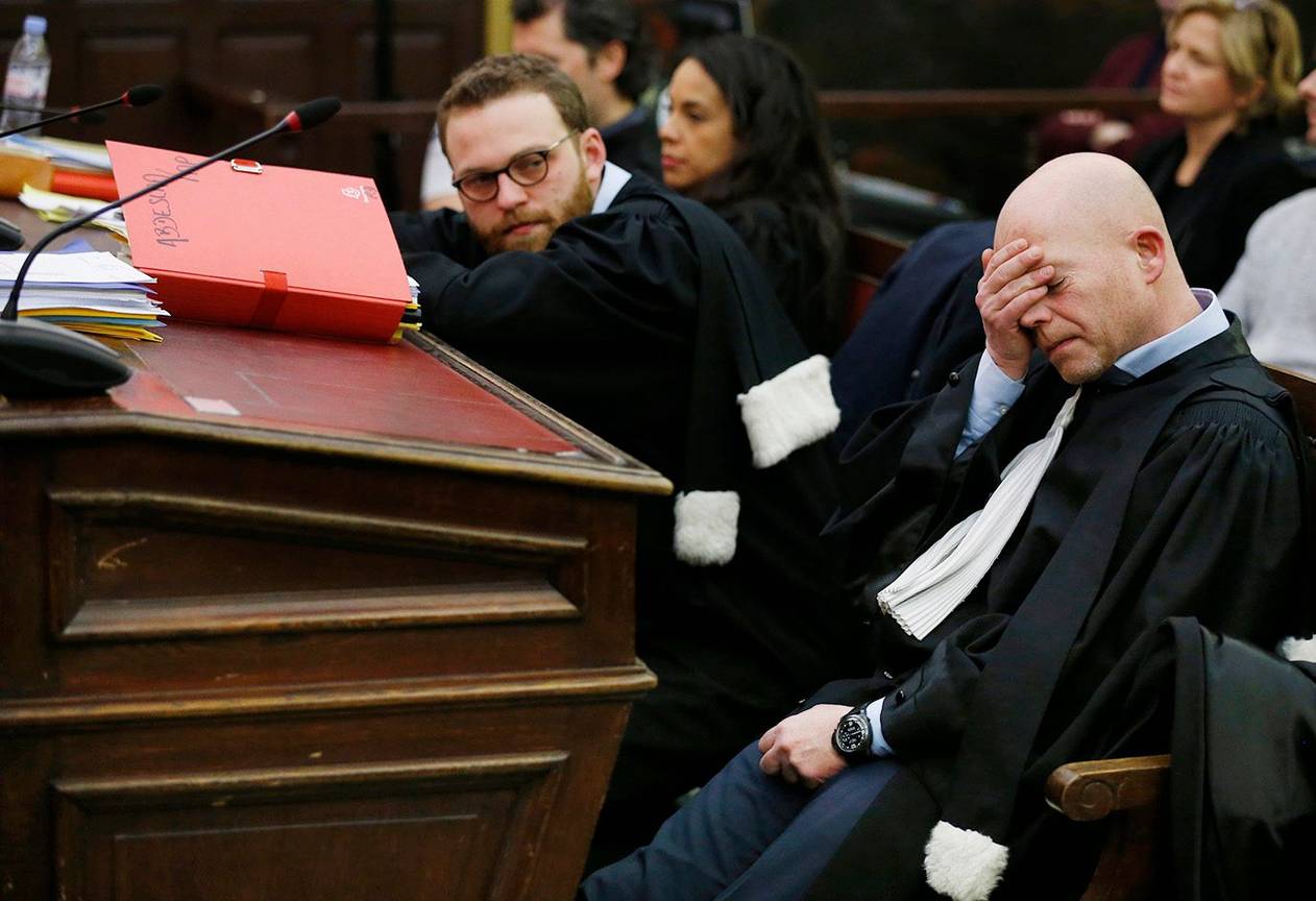 Sven Mary advocaat Salah Abdeslam correctionele rechtbank justitiepaleis proces Driesstraat Vorst